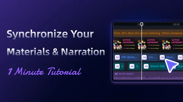 8. Synchronize Your Materials & Narration