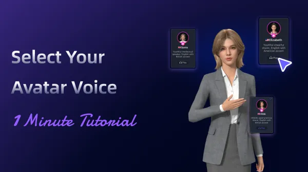 5. Select Your Avatar Voice
