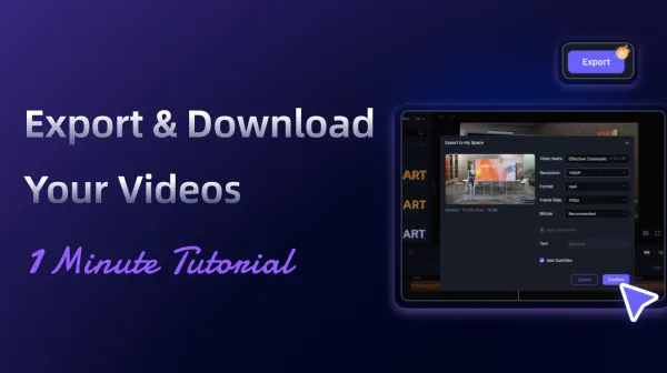11. Export & Download Your Videos