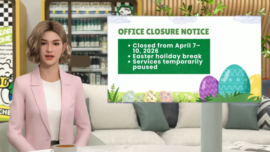 Easter Break Notice