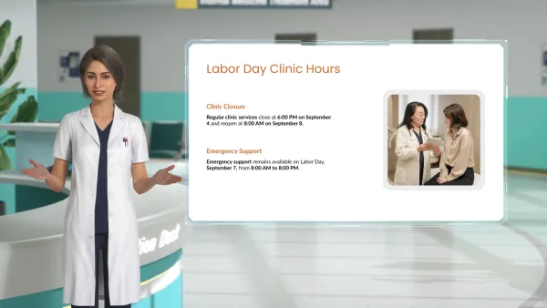 Holiday Clinic Hours