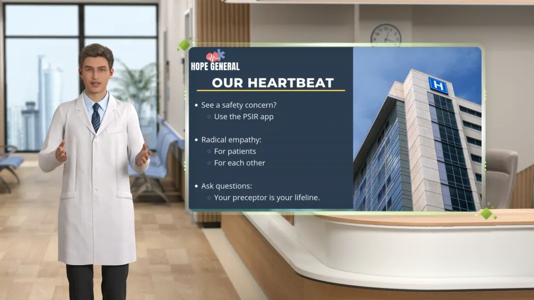 Hospital Orientation Training