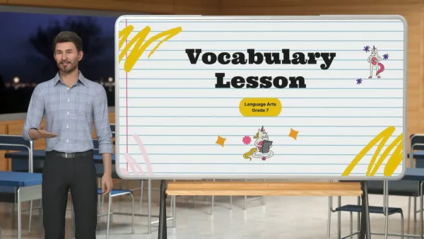 Vocabulary Lesson